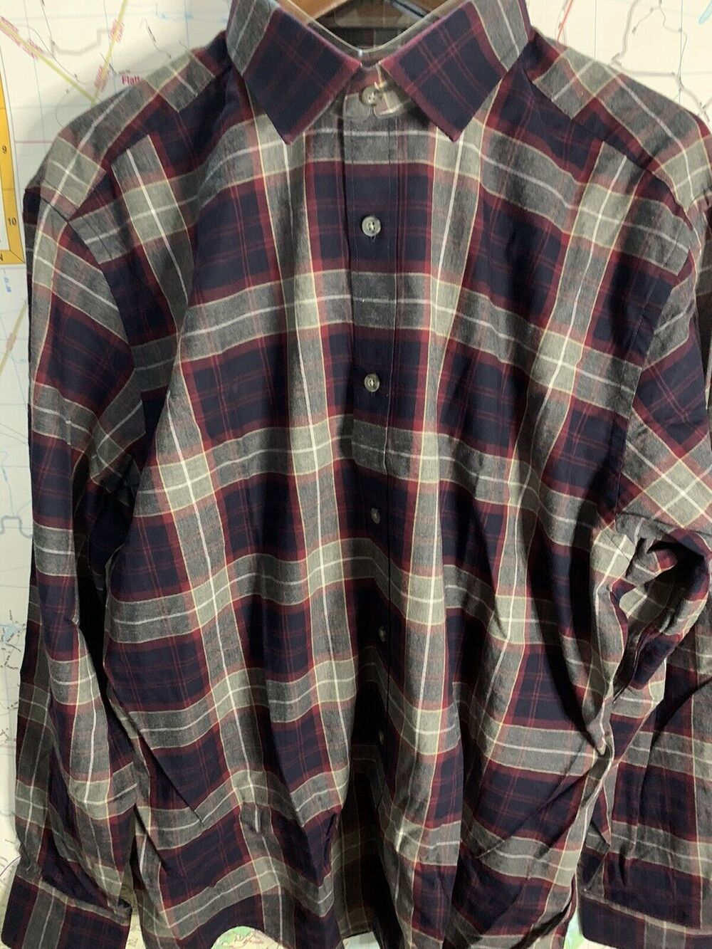 UNTUCKit Plaid Pattern New Men's Alentejo Button Front L/S Shirt Xl Classic